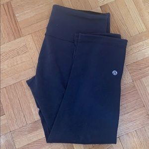 Lululemon 3/4 length reversible leggings